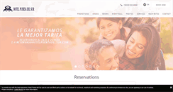 Desktop Screenshot of hotelpuertadelsur.com