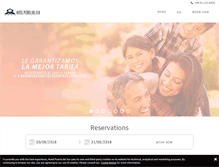 Tablet Screenshot of hotelpuertadelsur.com